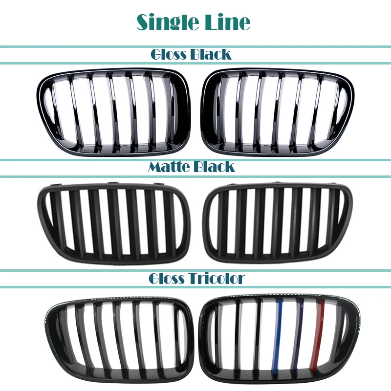 2 шт. M Производительность передний бампер автомобиля гонки почек Замена решетки