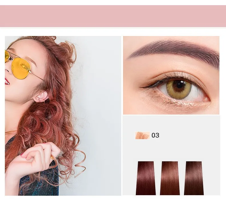 5 цветов мануального татуажа бровей жидкий карандаш для Водонепроницаемый