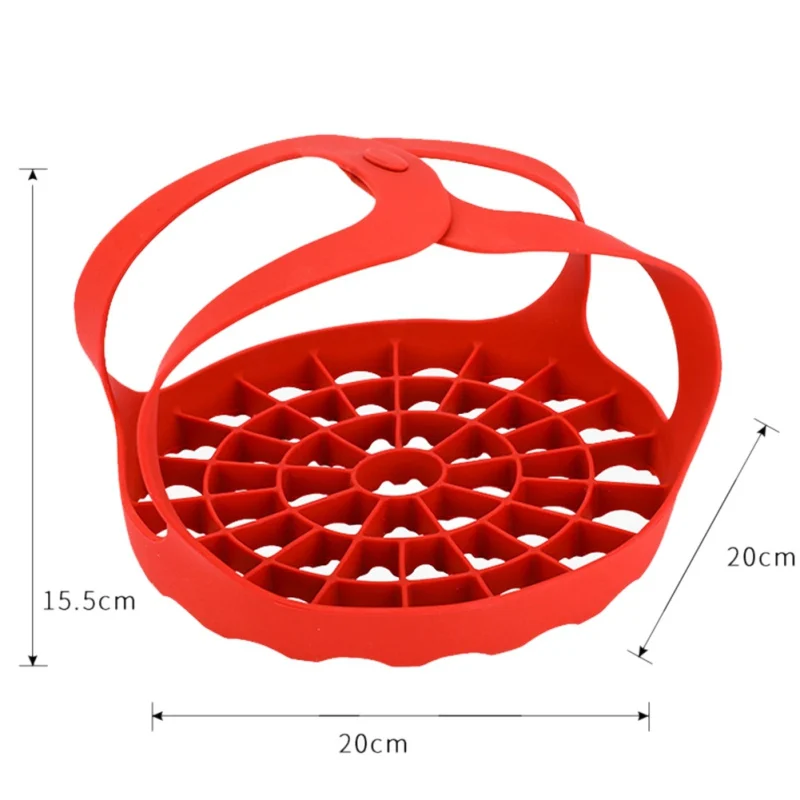 2019 Silicone Steaming Food Rack With Hand Strap Household Kitchen For Electric Pressure Pot | Дом и сад