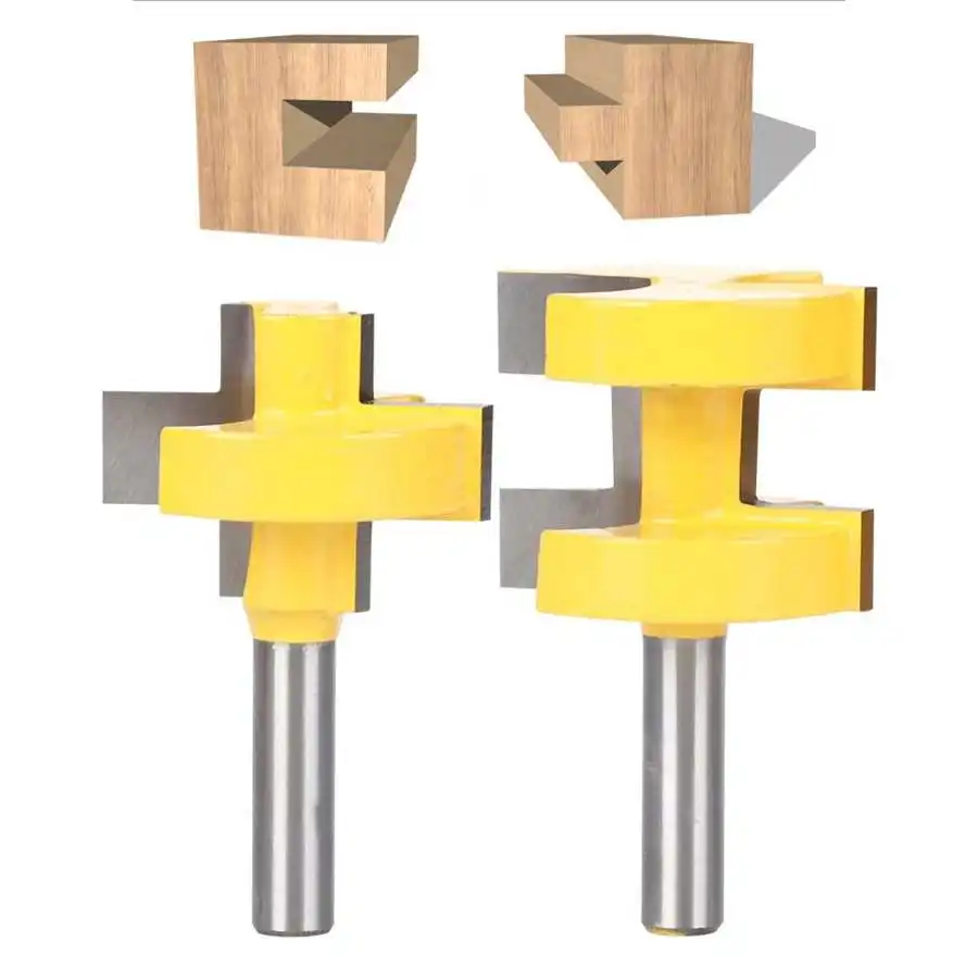 

2 шт. 8 мм хвостовик квадратный зубчатый фрезерный станок высокая твердость деревообрабатывающие фрезы инструменты