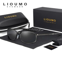 lioumo classic square sunglasses men polarized driving glasses women anti glare uv400 goggle unisex eyewear lentes de sol hombre