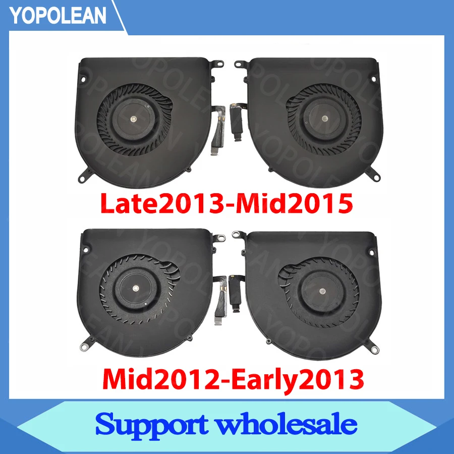 Оригинальный вентилятор охлаждения ЦП для MacBook Pro Retina 15 дюймов A1398 Mid 2012 Ранняя 2013