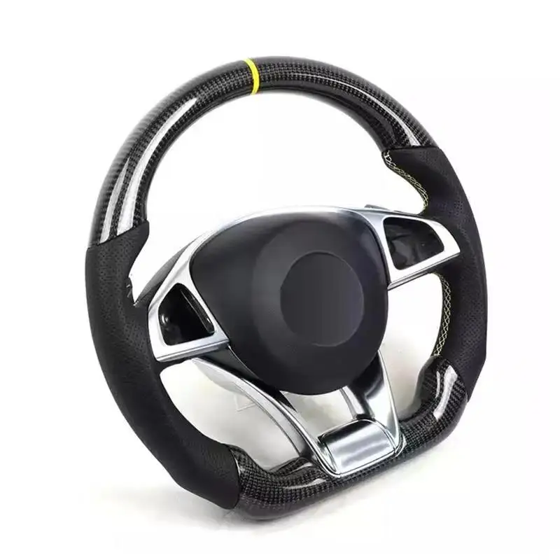 

Custom Forged Carbon Fiber Steering Wheel for W205 C260 C300 Amg Led Steering Wheel and Weight 4KG