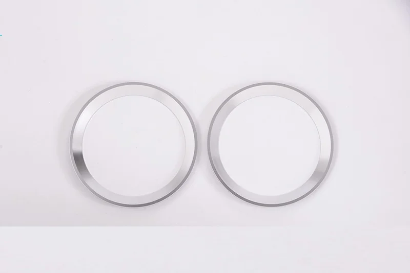 Серебристое/красное автомобильное внутреннее центральное кольцо из