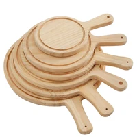 1 pcs wooden pizza paddle cheese serving tray pizza peel wooden pizza shovel pastry baking paddle kitchen tool 678912 inch