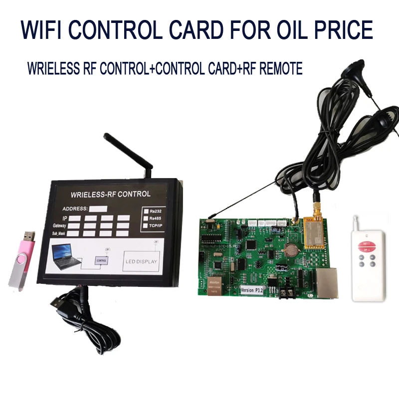 Светодиодный дисплей IP карта управления с беспроводным использованием для
