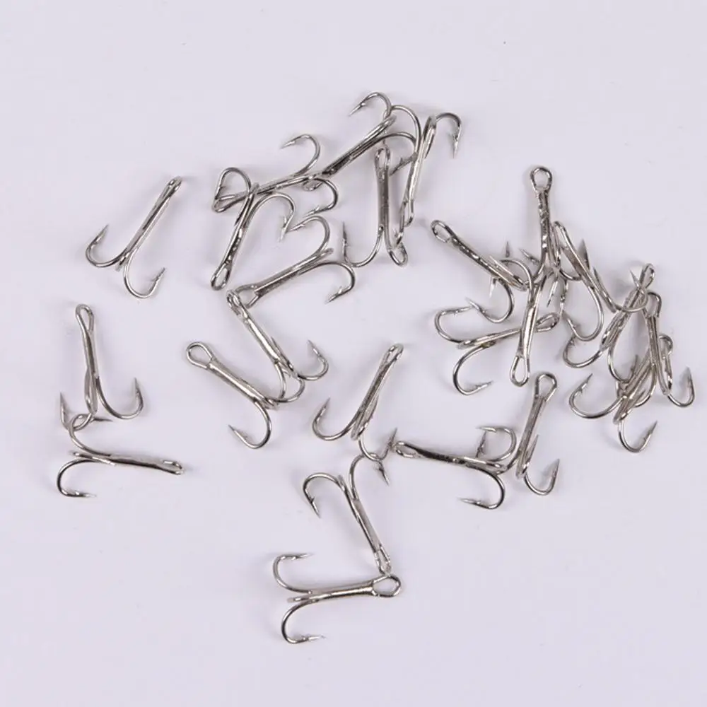 Тройные рыболовные крючки Free Fisher 100 шт./лот из высокоуглеродистой стали тройные 1 #