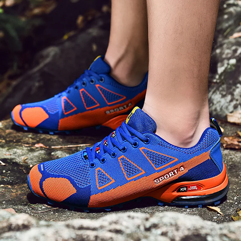 Дизайнерская мужская обувь для бега на открытом воздухе с 3 ремешками Роскошная