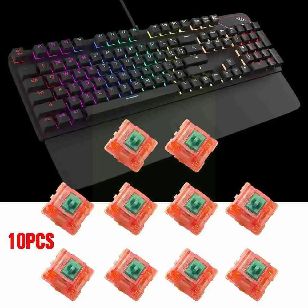 

Mechanical Keyboard Switches For Equalz Tangerine 62g 67g Translucent Linear Axis Customize Diy Gamer O4d2