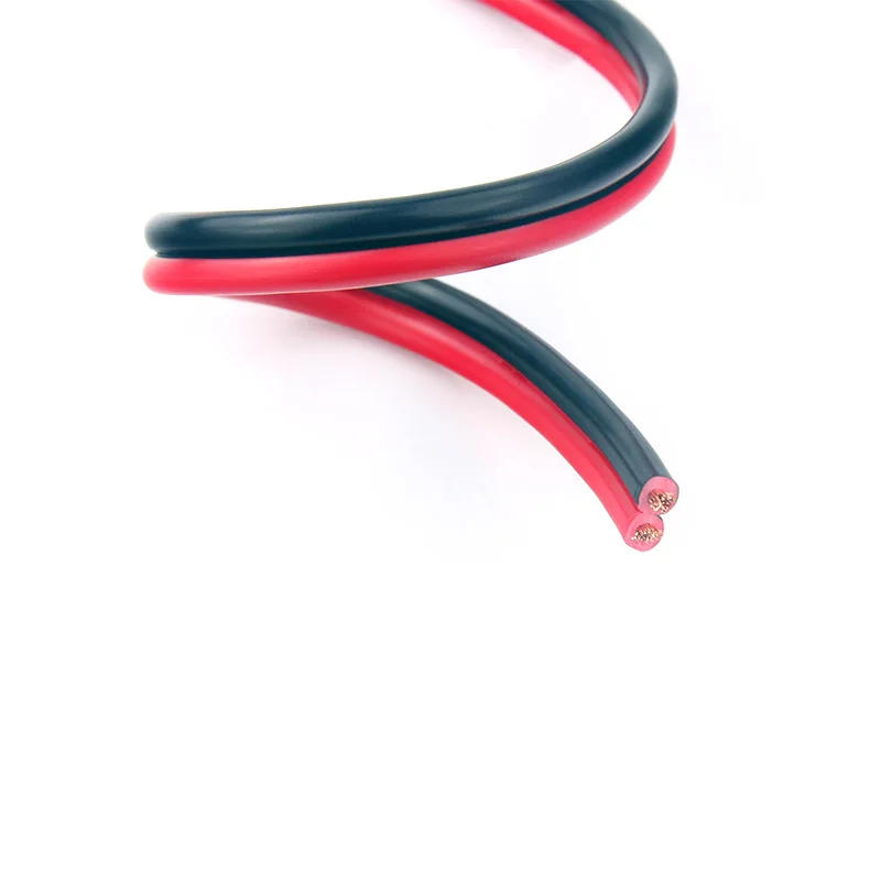 Гибкая проводка красный черный RGB 2 контактный изолированный Электрический