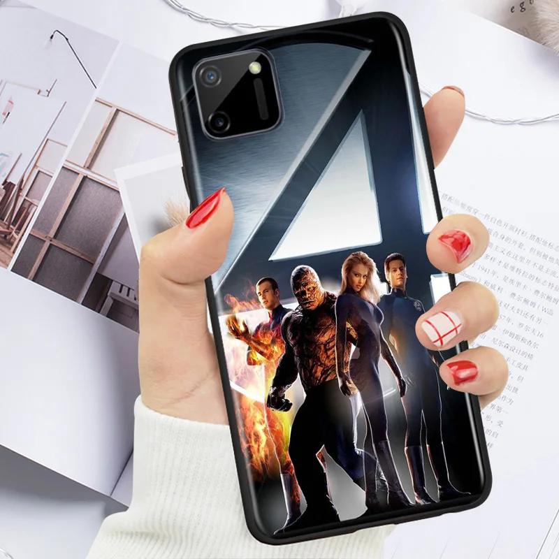 

Marvel Avengers Super Hero Fantastic Four For OPPO Realme 7i 7 6 6S 6i 5 5S 5i 3i Narzo 10 20 Pro Global TPU Silicone Phone Case