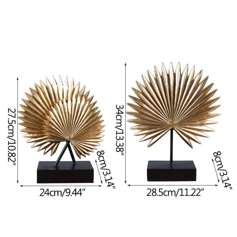

Strongwell Antique Leaves Model Home Decoration Accessories Retro Resin Figurines Desktop Decoration Ornaments Birthday Gifts