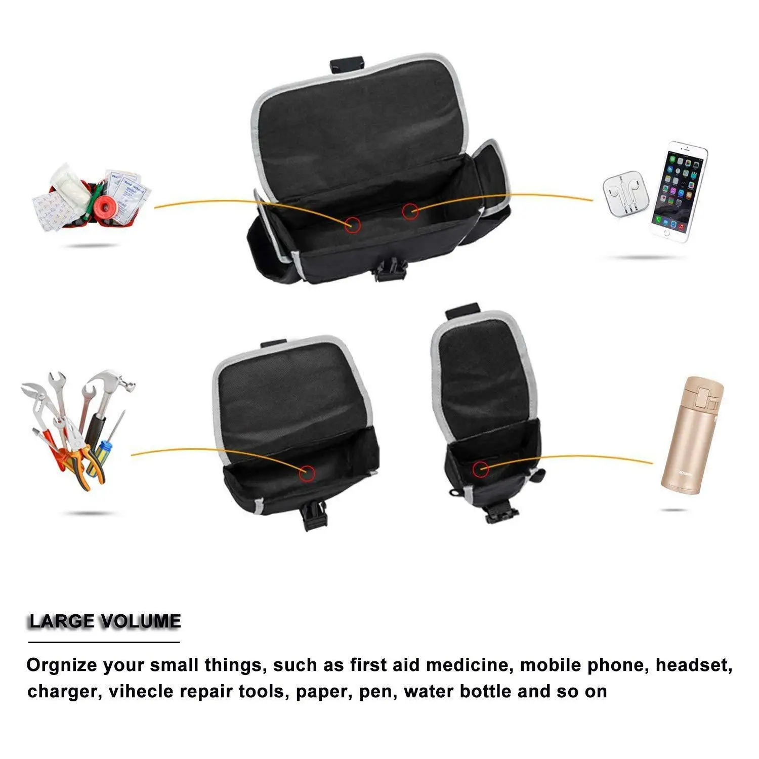 Сумка для хранения заднего сиденья автомобиля органайзер задней двери Jeep Wrangler JL