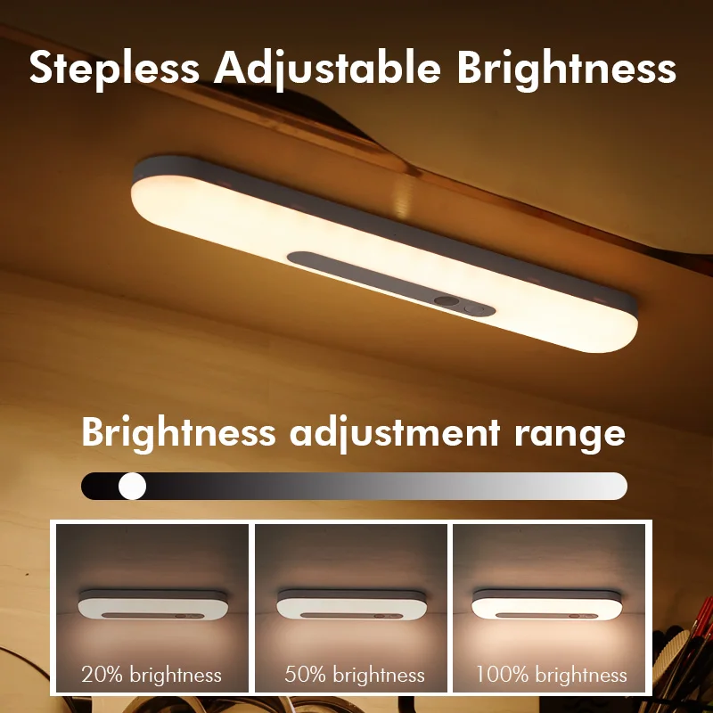 motion sensor led light usb rechargeable wardrobe lamp with sensor under cabinet light indoor toilet bedroom kitchen night light free global shipping