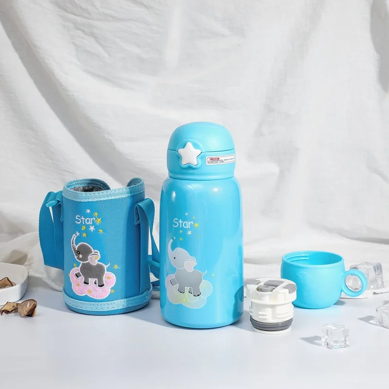 550 мл чашка для кормления ребенка термос молока из нержавеющей стали детей