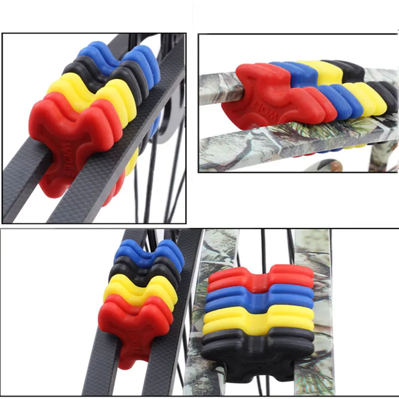 Стрельба из лука блочный лук стабилизатор конечности Вибрации Резиновый демпфер