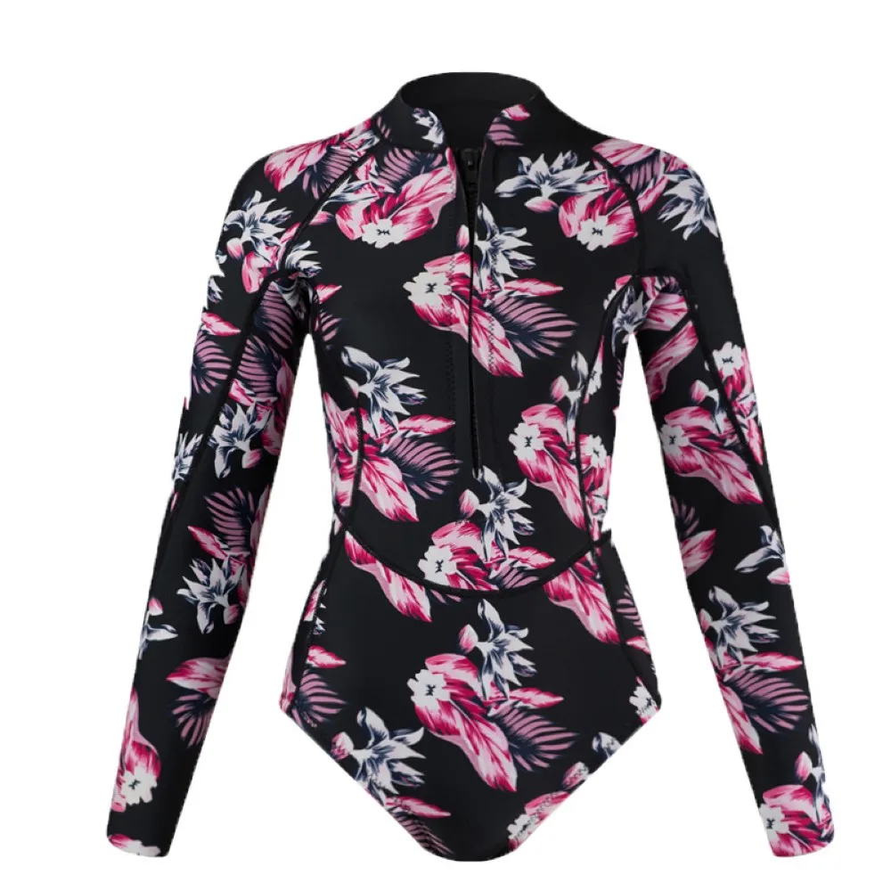 

Женский Теплый неопреновый купальник с длинным рукавом, размеры XS/S/M/L/XL