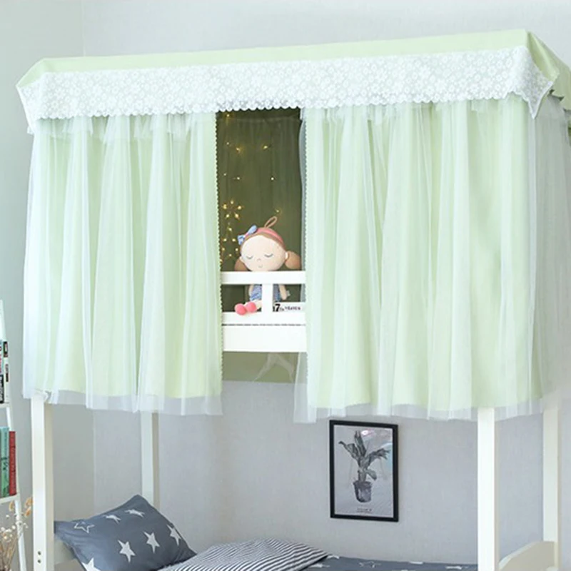 Creen Mosquito Nets Young Girls Bed Curtains Student Dormitory Bedroom Upper Floor Repellent Tent | Дом и сад