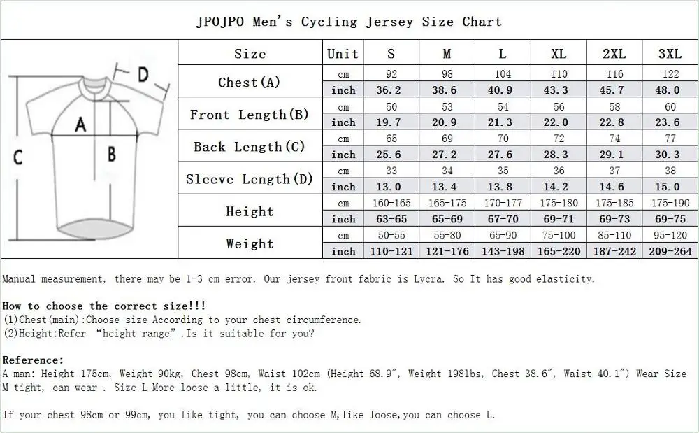 

JPOJPO USA Cycling Jersey Short Sleeve Men Pro Team Mountain Bike Clothing Top Quality Bicycle Jersey mtb Road Cycling Shirt