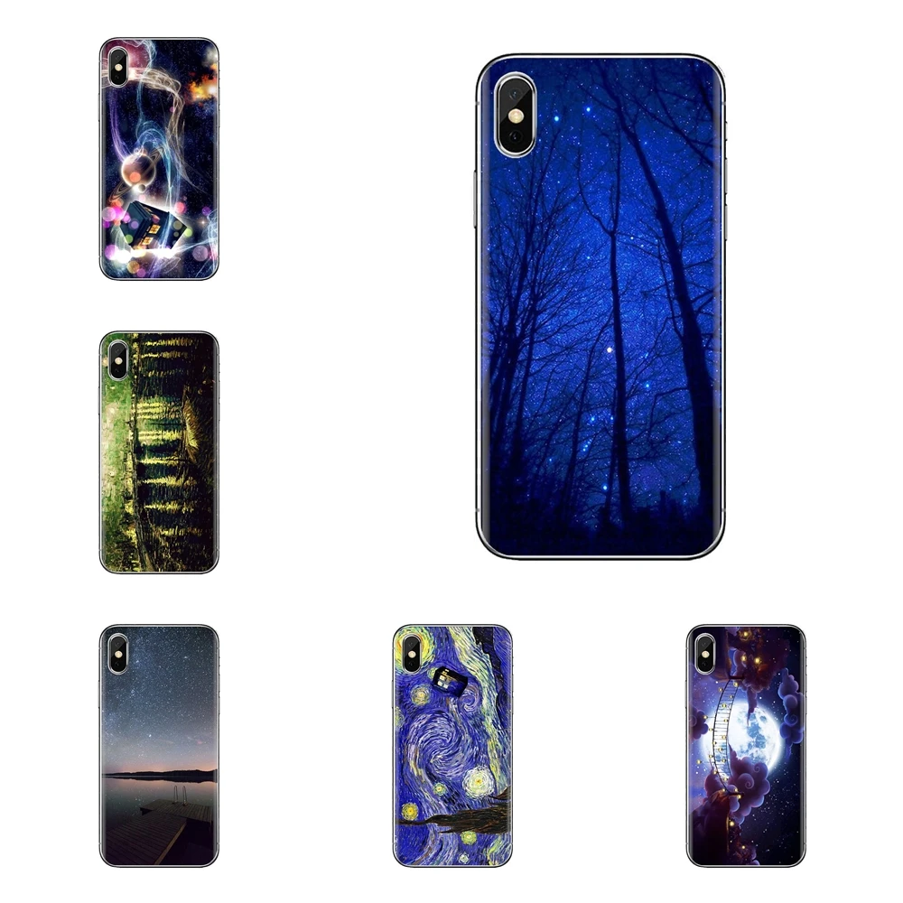 Звездная ночь пространство неба с узором для Huawei NOVA 2 3 2i 3i Y6 Y7 Y9