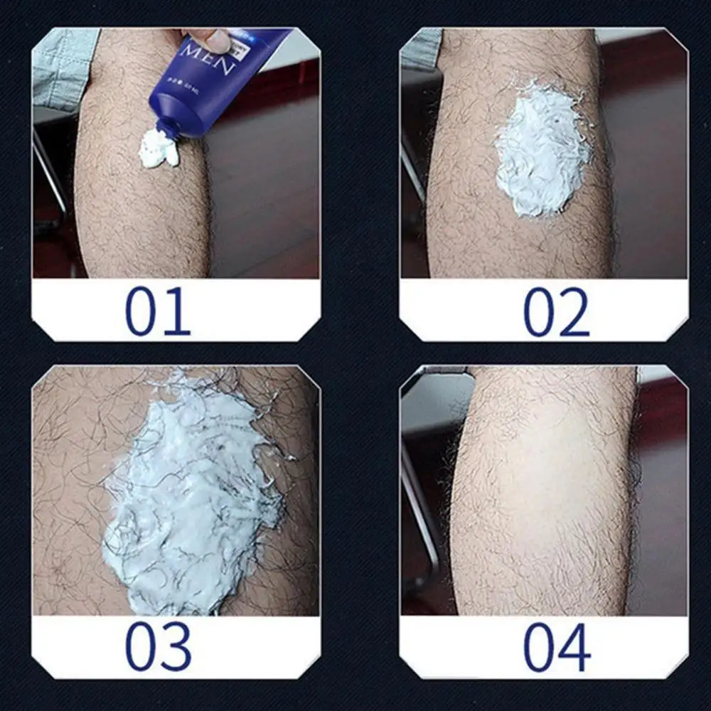 

60g Organic Depilatory Cream Natural Plant Depil Hair Removing Cream for Women and Men Hair Removal Epilator Dropshipping