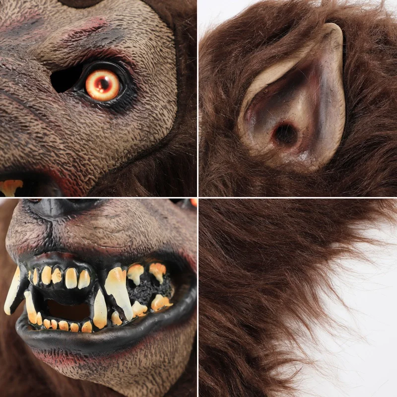 CVVK маскарадный головной убор Werewolf костюм маска имитация маски животного на