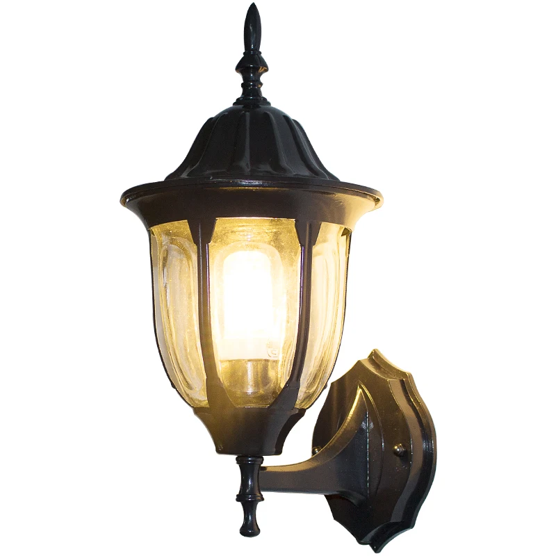 

Wall lamp outdoor courtyard European solar villa exterior wall entrance balcony corridor outdoor American retro waterproof lamp