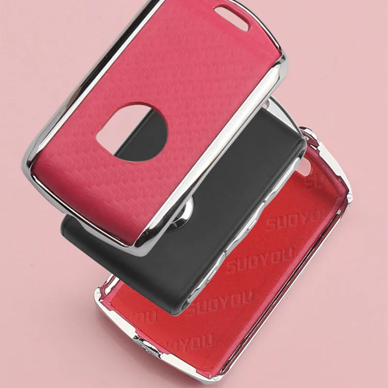 

Car Key Case Protection For Volvo XC40 XC60 S90 XC90 V90 T5T6 T8 2015 Car Key Holder Keyring Keychain Ring