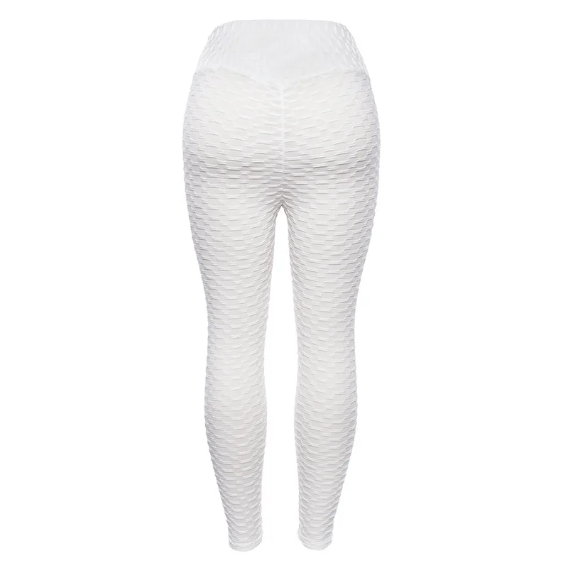 

Hip raising jacquard yoga pants, bubble pants, sports show thin and tight Leggings