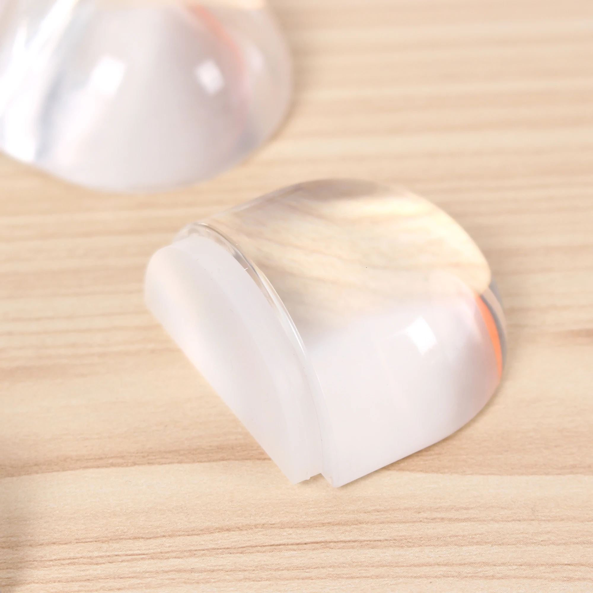 

1pc Transparent Self Adhesive Door Holder Door Stop Acrylic Door Stopper For Home Office Protect Walls Furniture