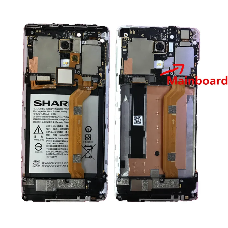 Используется Оригинальная работа разблокировки материнская плата для SHARP A1 Z2 FS8002