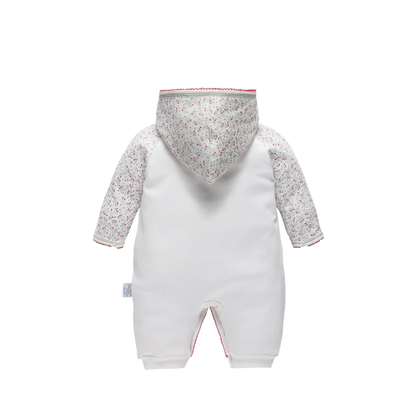 Комбинезон для новорожденных с капюшоном и хлопковой подкладкой | Мать ребенок