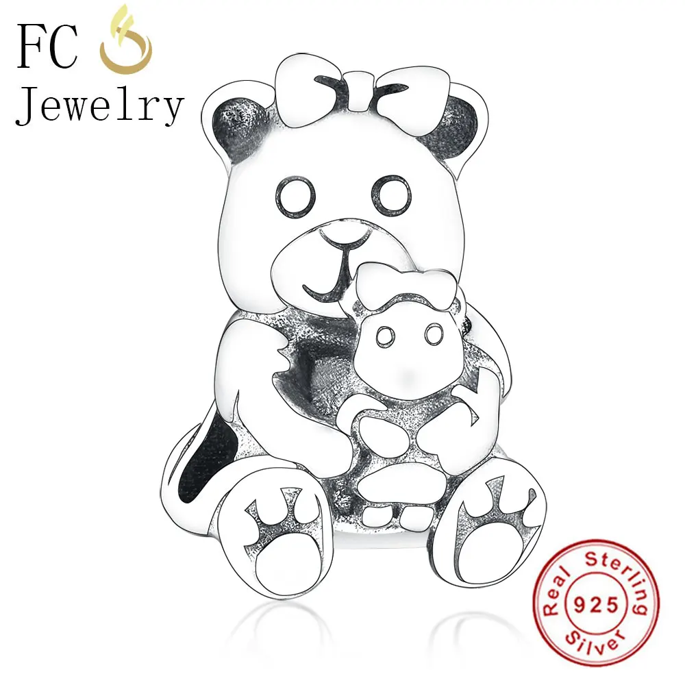 FC1112 FC ювелирное изделие, браслет Pandora, 925 серебро, морской коралл, золото, раковина для рыбы, голубой тигровый глаз, ангел, камень, бисер, Berloque, сделай сам - Цвет: FC1112