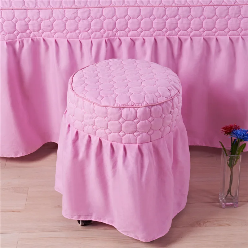 Beauty Bed Skirt Set cotton Bedding Sets Massage Spa Salon Use Duvet Cover Quilt thicken bedspread(4pcs set) | Дом и сад