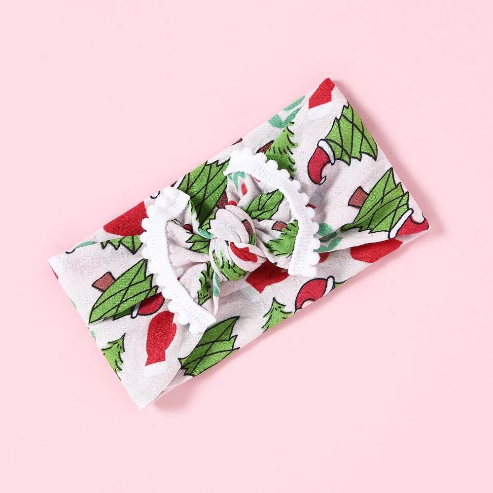 Тюрбан банты повязка на голову для маленьких девочек эластичные нейлоновые