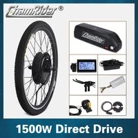 free shipping 1500w e bike electric bike conversion kit driect drive motor mxus 48v 52v 13ah 17ah hailong battery lcd