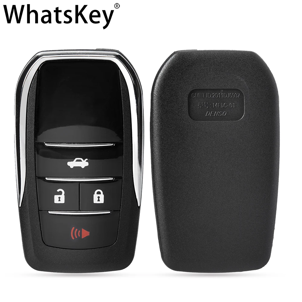 Модифицированный флип-ключ WhatsKey Сменный Чехол для Toyota Corolla RAV4 Reiz Yaris 4Runner Camry чехол