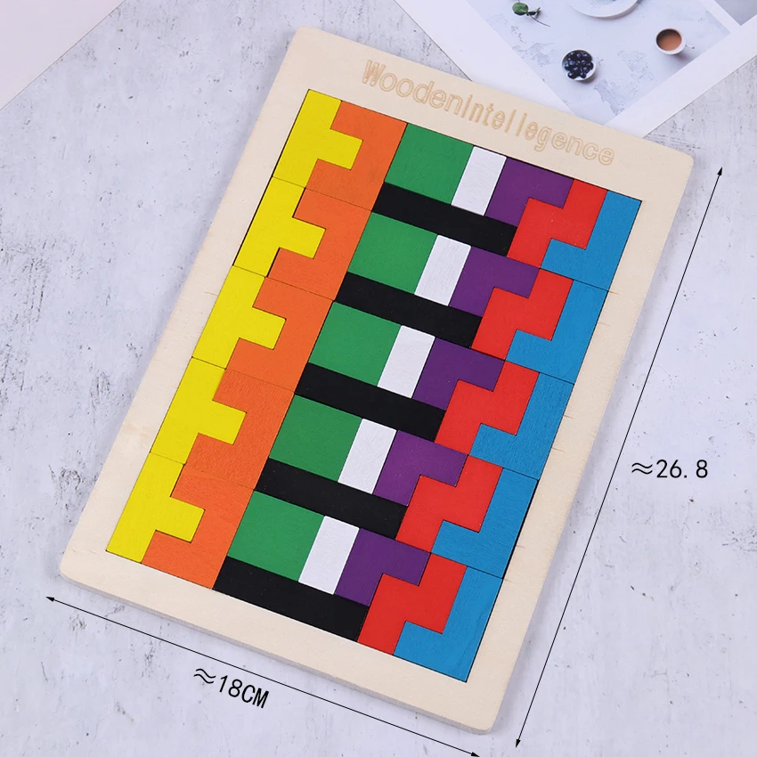 Игра-Головоломка детская деревянная цветная 1 шт. | Игрушки и хобби