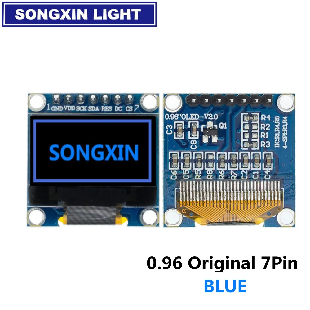Oled модуль 2021SX 0 96 дюйма IIC серийный белый OLED дисплей 128X64 I2C SSD1306 12864 плата с ЖК
