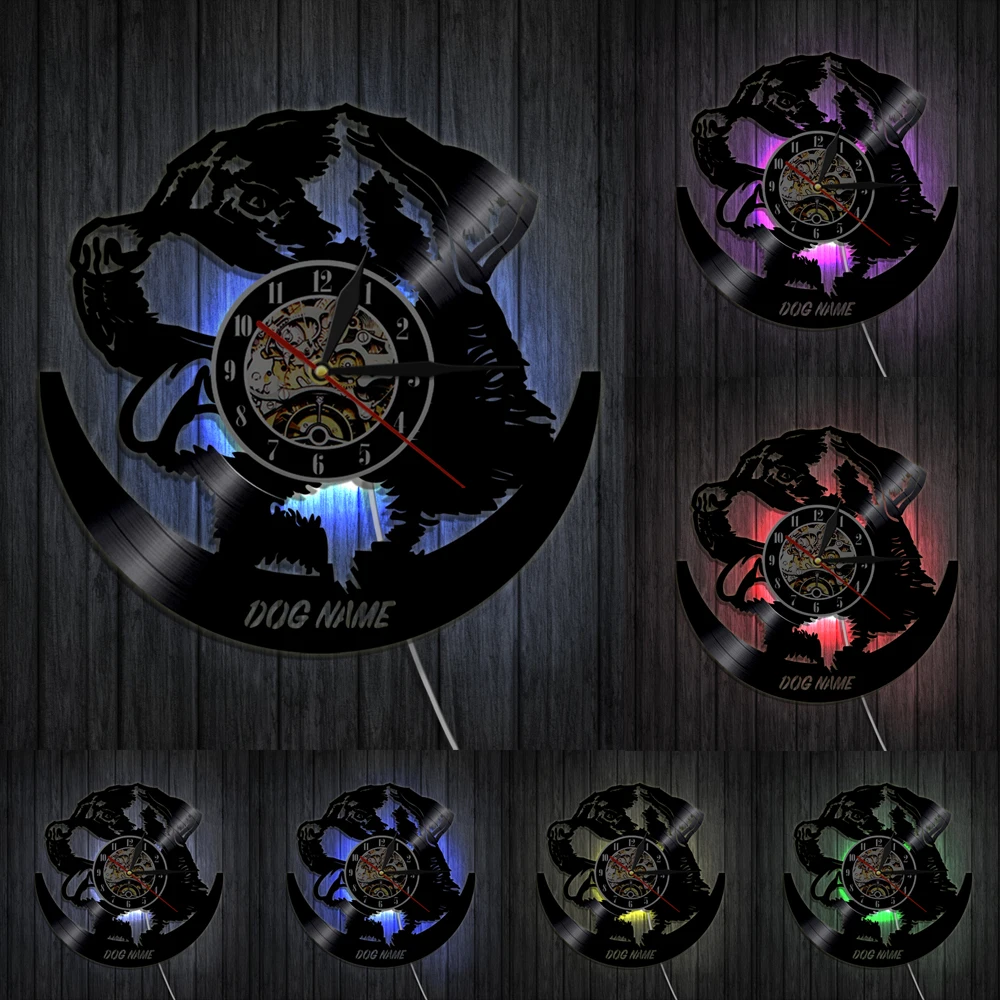 Настенные часы с изображением французского бульдога фигуры собаки щенка