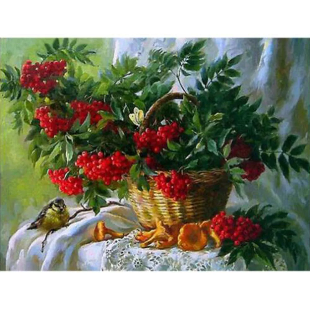 

Набор для алмазной вышивки «Стразы», картина 5D «сделай сам» с изображением фруктов, мозаика ручной работы, подарок для домашнего декора