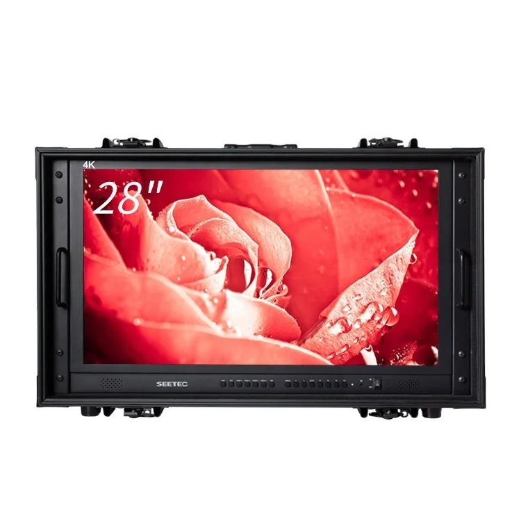 

SEETEC 4K280-9HSD-CO 28 inch portable monitor sdi waveform Professional Broadcast LCD monitor for CCTV Monitoring