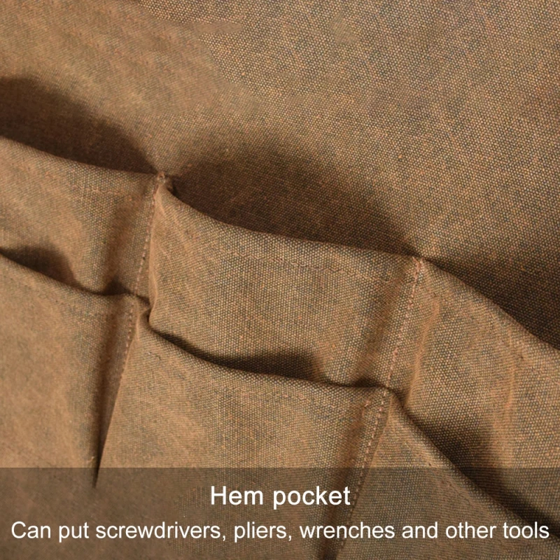 

Woodworking Shop Apron,Heavy Waxed Canvas Work Aprons For Men