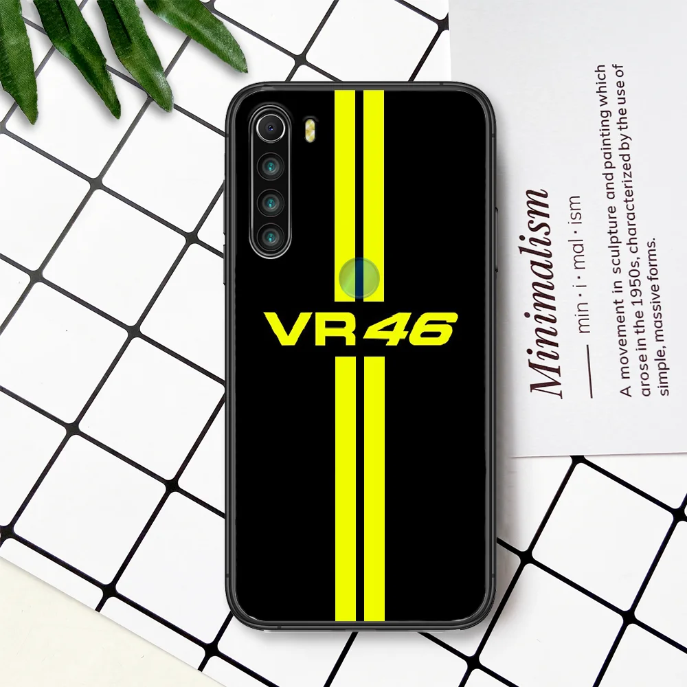 

Motorcycle Forever Rossi 46 Phone Case For Xiaomi Redmi Note 7 8 8T 9 9S 4X 7 7A 9A K30 Pro Ultra black Cell Trend Coque