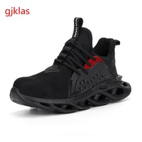 lightweight safety working shoes man sneakers construction breathable anti piercing comfort indestructible shoes male work boot