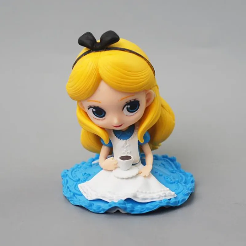 Disney Q Posket София/Белоснежка/Алиса/Белл/русалочка принцесса игрушки куклы Aurore ПВХ