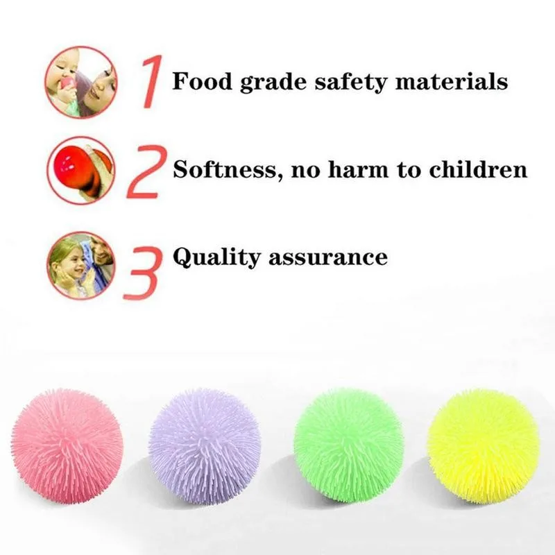 

TPR Toy Luminous Ball Glow In The Dark Push Bubble Fidget Sensory Luminous Stress Relief Decompression Relax Anti-stress
