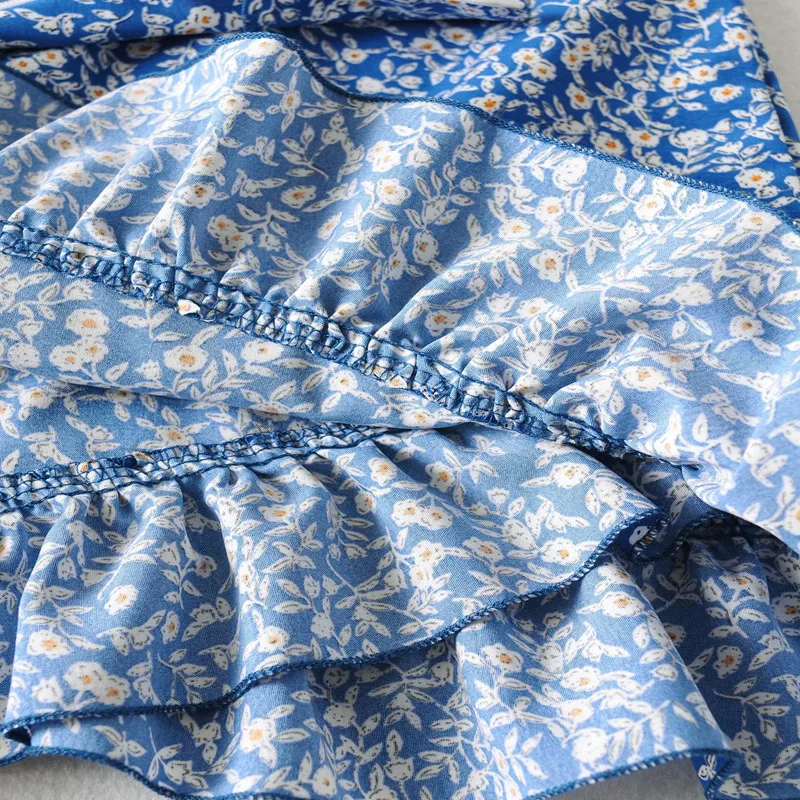 

Summer Irregular Flower Ruffles Bow Lace-up Mini Skirt Woman High Waist A-line Skirts Female Casual Skirts Faldas Mujer Female