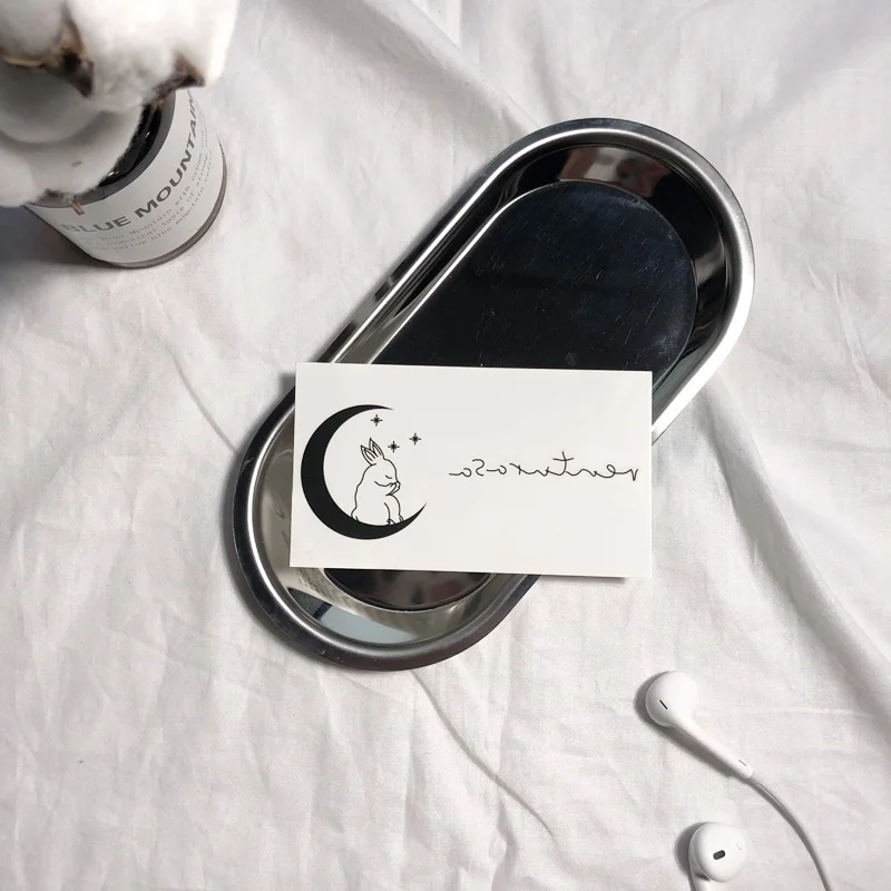 Водостойкие тату-наклейки с надписью кролик | Красота и здоровье