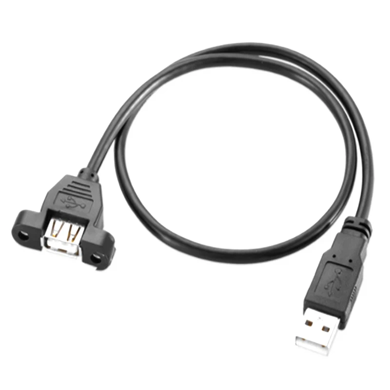 50 шт./лот см/100 см/300 см USB2.0 A мама к USB 2 0 папа Панельное крепление удлинитель кабель
